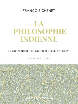 cover image of La philosophie indienne
